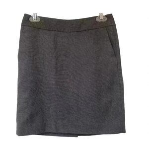 Banana Republic Women's Charcoal Gray Poly/Rayon/Spandex Small Twill Lined Strai